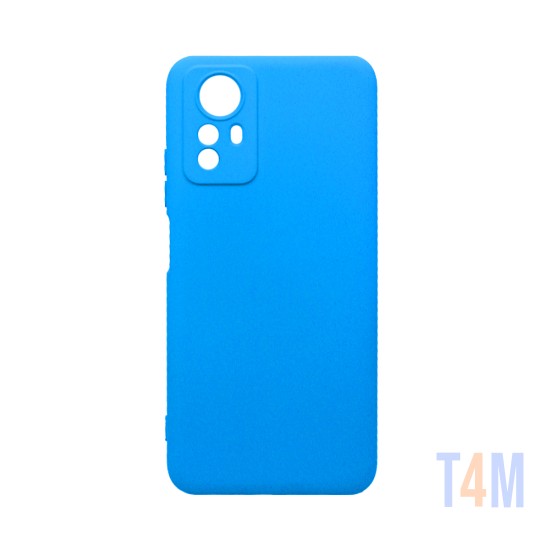 Silicone Case with Camera Shield for Xiaomi Redmi Note 12S Blue